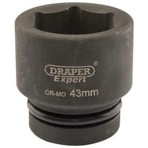 Draper Draper Expert Hi-Torq 6 Point Impact Socket, 1" Sq. Dr., 43Mm Dr-05123