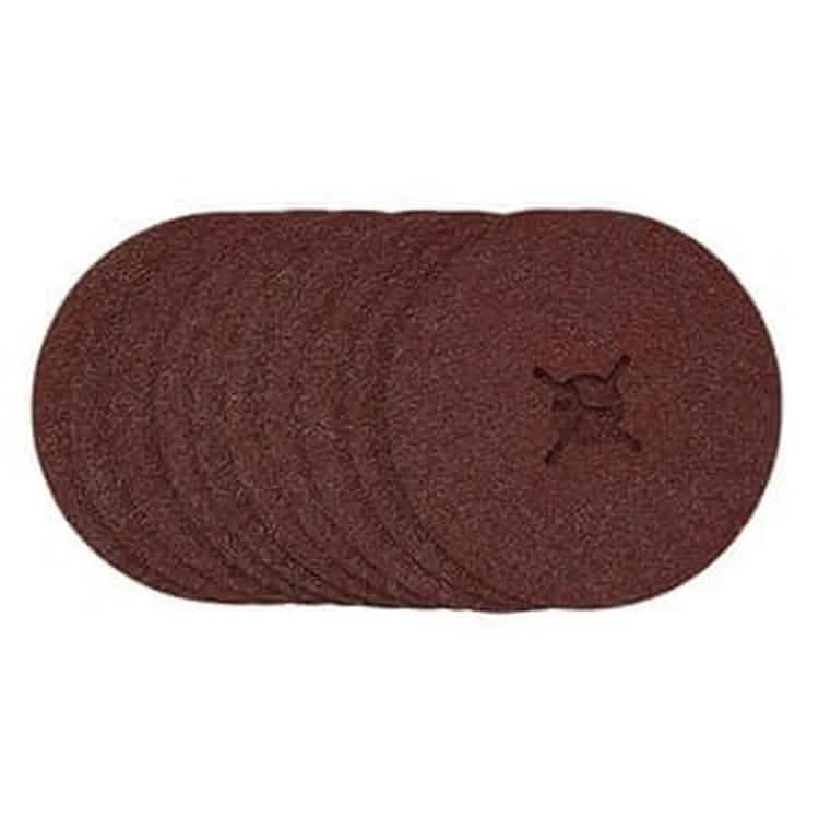 Draper Draper Fibre Sanding Discs, 125Mm, 36 Grit, (Pack Of 10) Dr-68628