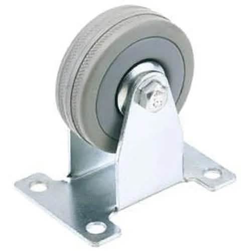 Draper Draper Fixed Plate Fixing Rubber Castor, 75Mm Diameter, S.W.L. 70Kg Dr-65477
