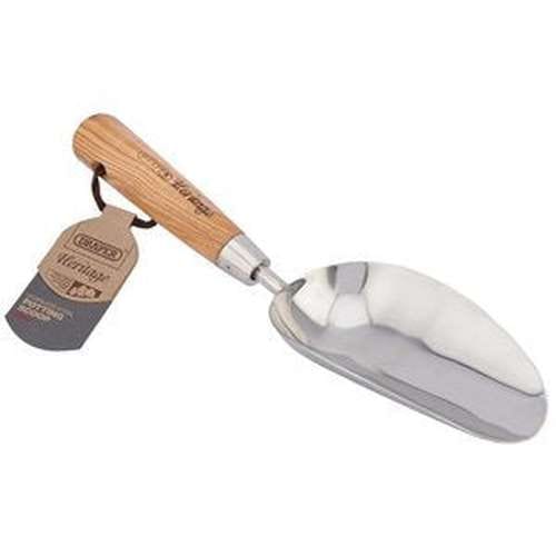Draper Draper Heritage Stainless Steel Hand Potting Scoop With Ash Handle Dr-99024