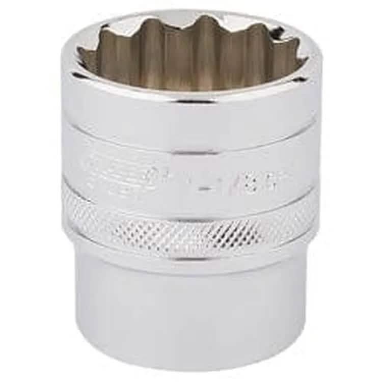 Draper Draper Hi-Torq 12 Point Socket, 1/2" Sq. Dr., 1.1/8" Dr-33727