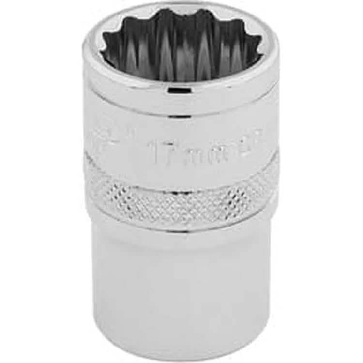 Draper Draper Hi-Torq 12 Point Socket, 1/2" Sq. Dr., 17Mm Dr-33167