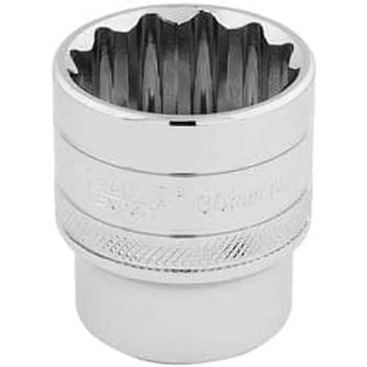 Draper Draper Hi-Torq 12 Point Socket, 1/2" Sq. Dr., 30Mm Dr-33586