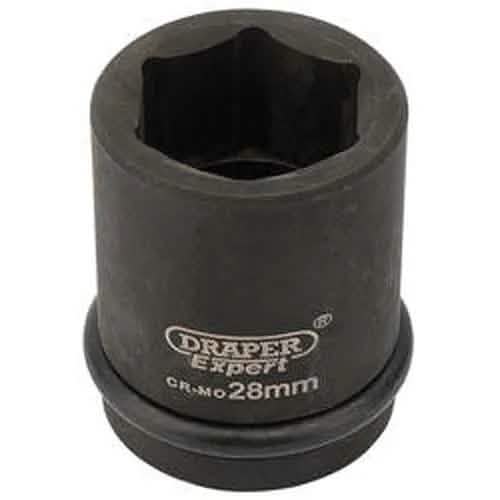 Draper Draper Hi-Torq 6 Point Impact Socket, 3/4" Sq. Dr., 28Mm Dr-93241