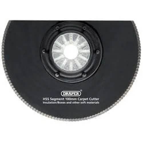 Draper Draper Hss Segment Carpet Cutter, 100Mm Diameter Dr-26809