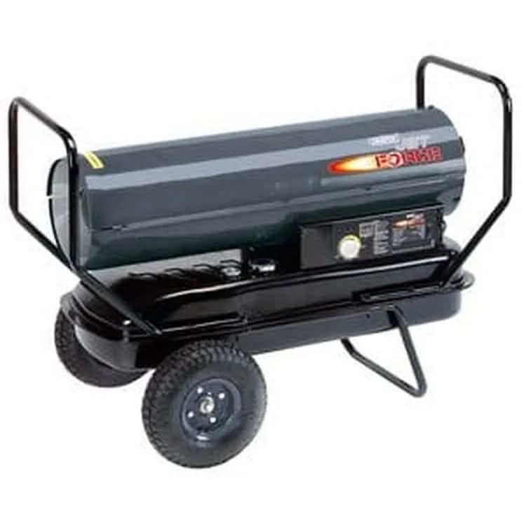 Draper Draper Jet Force Diesel And Kerosene Space Heater, 125,000 Btu/36 Kw Dr-32285