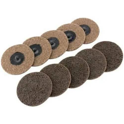 Draper Draper Polycarbide Abrasive Pads, 75Mm, Coarse (Pack Of 10) Dr-75628