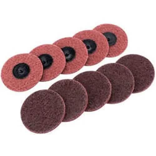 Draper Draper Polycarbide Abrasive Pads, 75Mm, Medium (Pack Of 10) Dr-75627