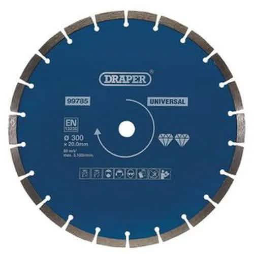 Draper Draper Segmented Diamond Blade, 300Mm Dr-99785