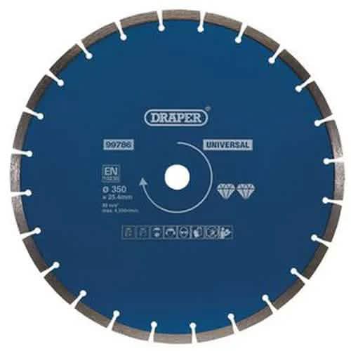Draper Draper Segmented Diamond Blade, 350Mm Dr-99786