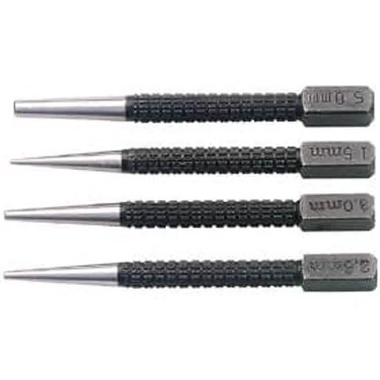 Draper Draper Set Of Cupped Nailsets (4 Piece) Dr-35480