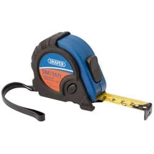Draper Draper Soft Grip Measuring Tape, 5M/16Ft X 19Mm Dr-82818