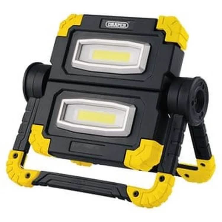 Draper Draper Twin Cob Led Rechargeable Worklight, 10W, 850 Lumens Dr-87696