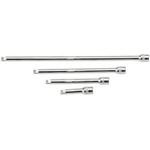 Draper Draper Wobble Extension Bar Set, 1/4" Sq. Dr., Micro Satin Chrome (4 Piece) Dr-16766