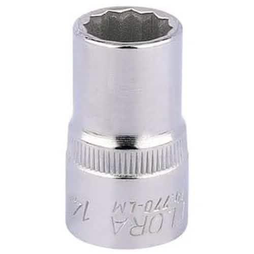Draper Elora Elora Bi-Hexagon Socket, 1/2" Sq. Dr., 14Mm Dr-24591