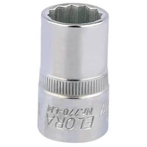 Draper Elora Elora Bi-Hexagon Socket, 1/2" Sq. Dr., 15Mm Dr-24608