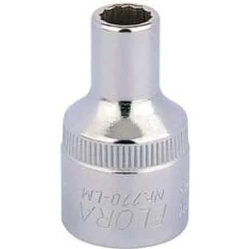 Draper Elora Elora Bi-Hexagon Socket, 1/2" Sq. Dr., 8Mm Dr-24533