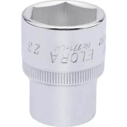 Draper Elora Elora Hexagon Socket, 1/2" Sq. Dr., 23Mm Dr-15312