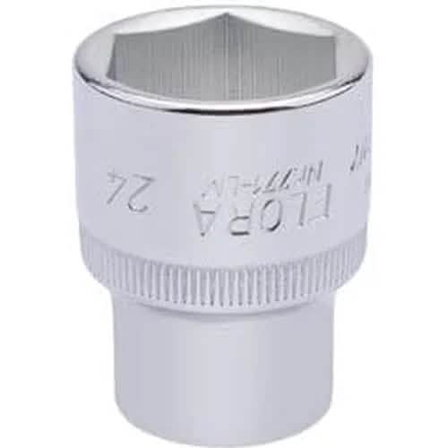 Draper Elora Elora Hexagon Socket, 1/2" Sq. Dr., 24Mm Dr-15313