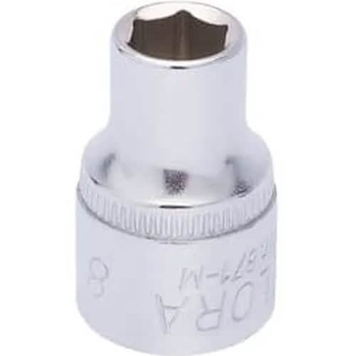 Draper Elora Elora Hexagon Socket, 3/8" Sq. Dr., 8Mm Dr-25846