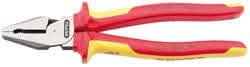 Draper-Knipex Knipex Knipex 02 08 225Uksbe Vde Fully Insulated High Leverage Combination Pliers, 225Mm Dr-32018