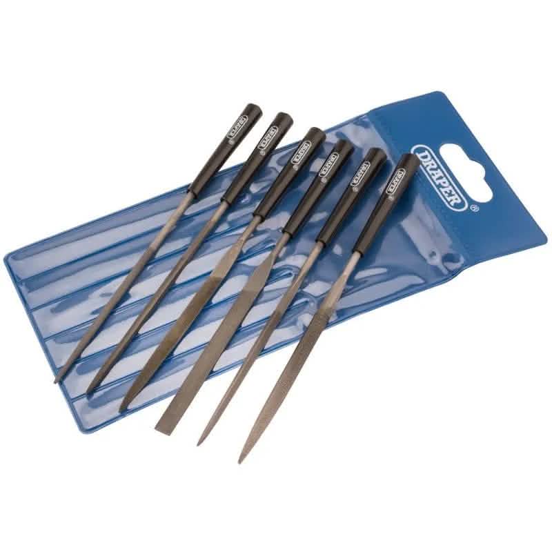Draper Tool Files Draper 82577 Needle File Set 140Mm (6 Piece)