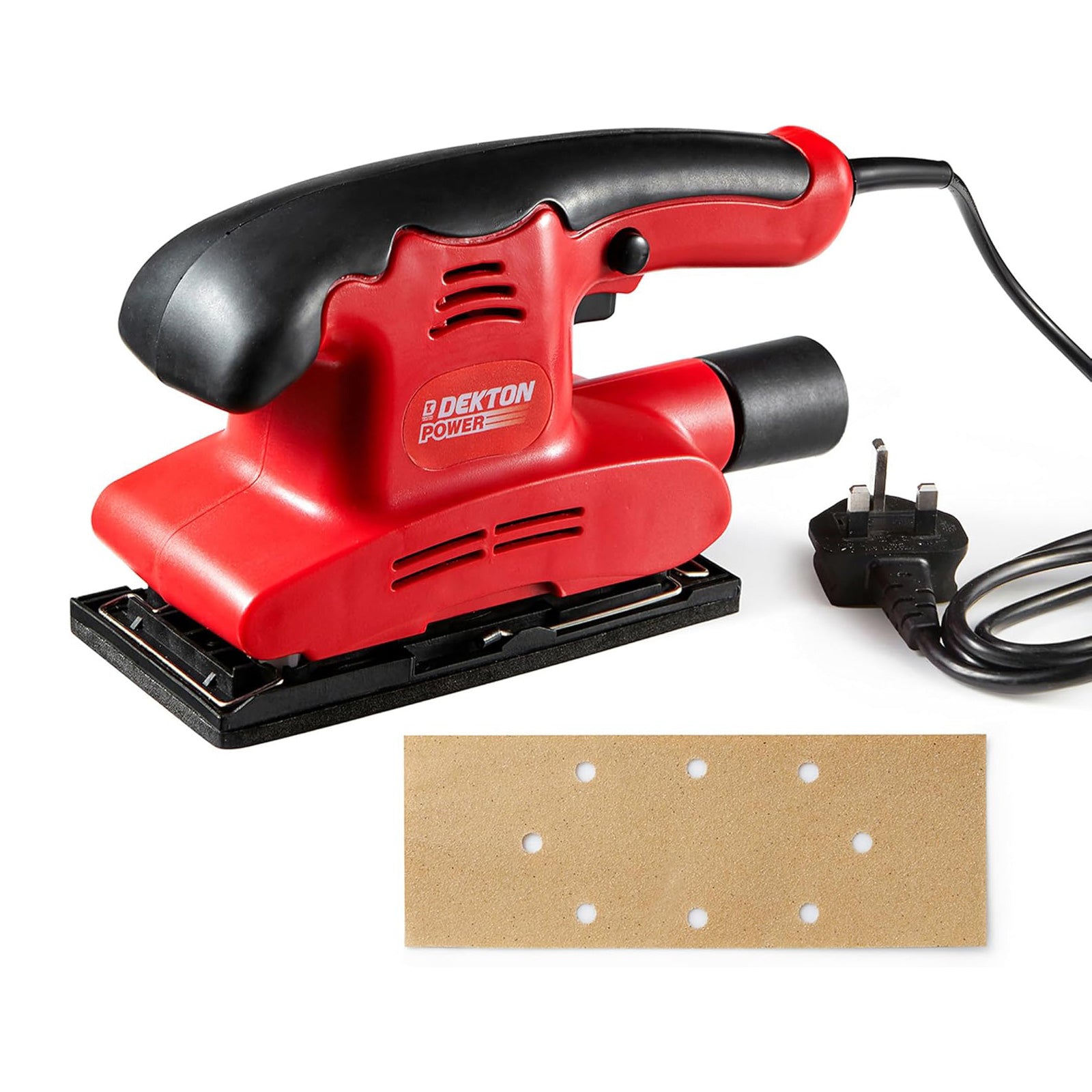 Dekton 150W Electric Sander with Dust Extraction Port + 1pc Sanding Sheet