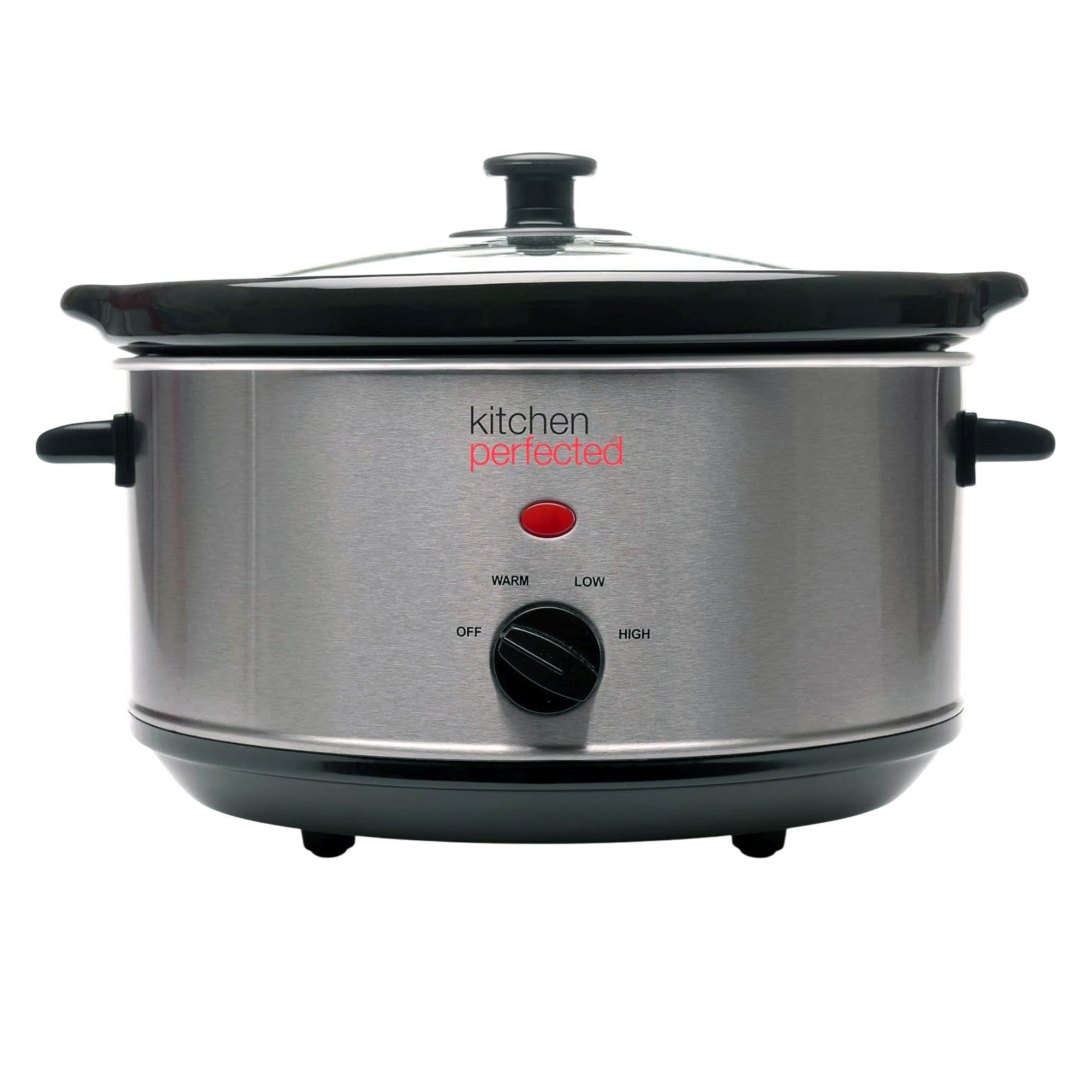200W Electric Slow Cooker 3.5L Capacity Stainless Steel | 3 Heat Settings | 3 Year Warranty