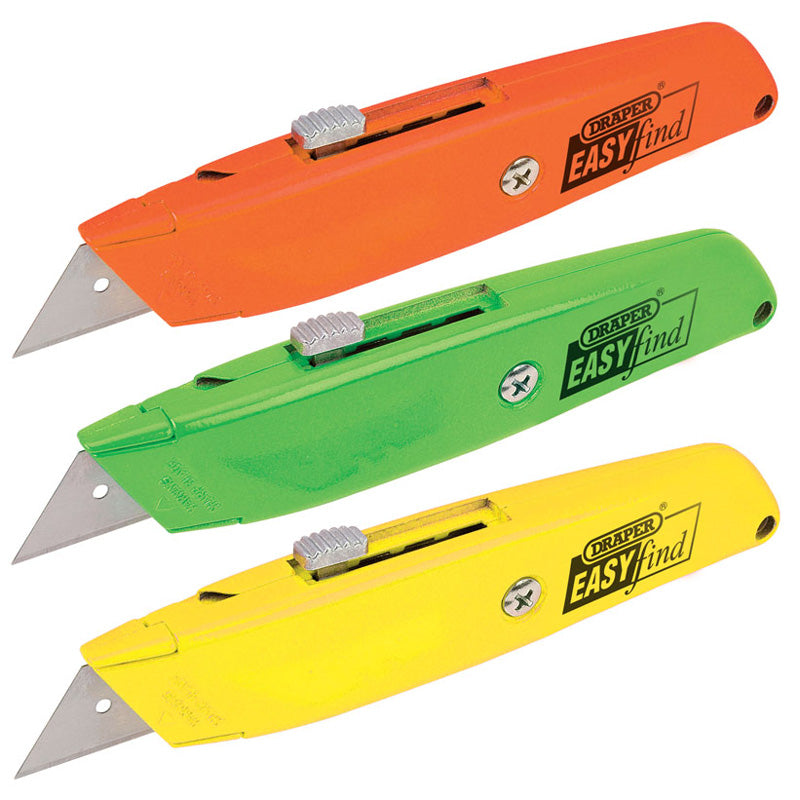 Draper 75285 Easy Find Retractable Utility Trimming Knife Dr-75285