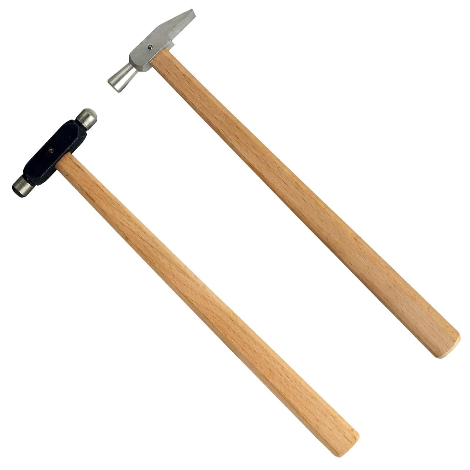 2pc Mini Precision Hammers Set | Swiss Style Watchmakers & Ball Pein | Jewellery Making, Watch Repair, Crafts and Hobbies