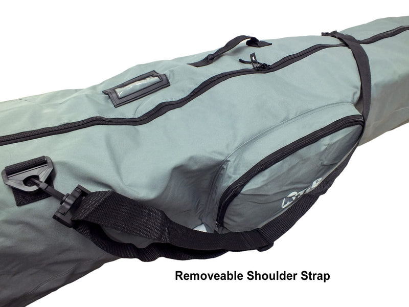 Ktec Snowboard Bag Ktec Grey Holdall Rucksack Snow Board Carry Case Travel Luggage