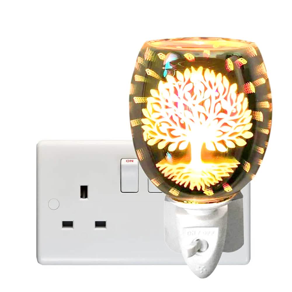 Tree of Life Oil Burner & Wax Warmer | Plug-in Aroma Diffuser