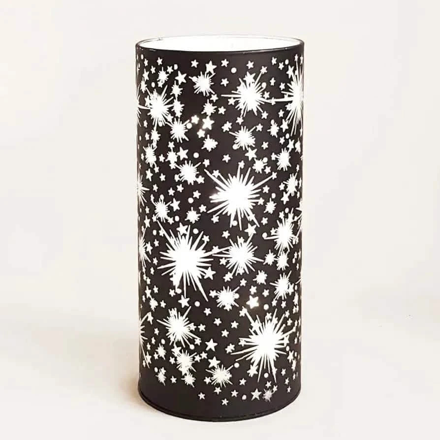 Luxa Christmas Lamp Luxa Snowie Starlight Black | Battery Operated | Warm White LED Fairy Lights