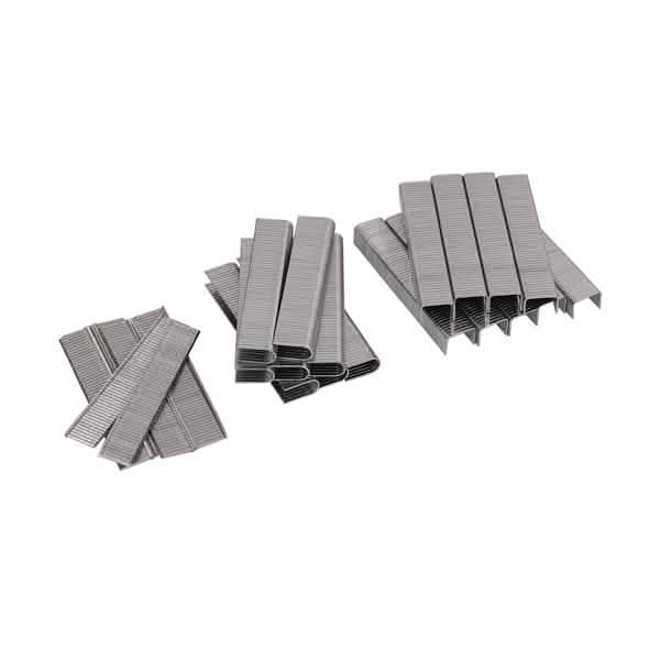 1250pc Assorted Staples & Nails Pack 8mm 10mm 12mm