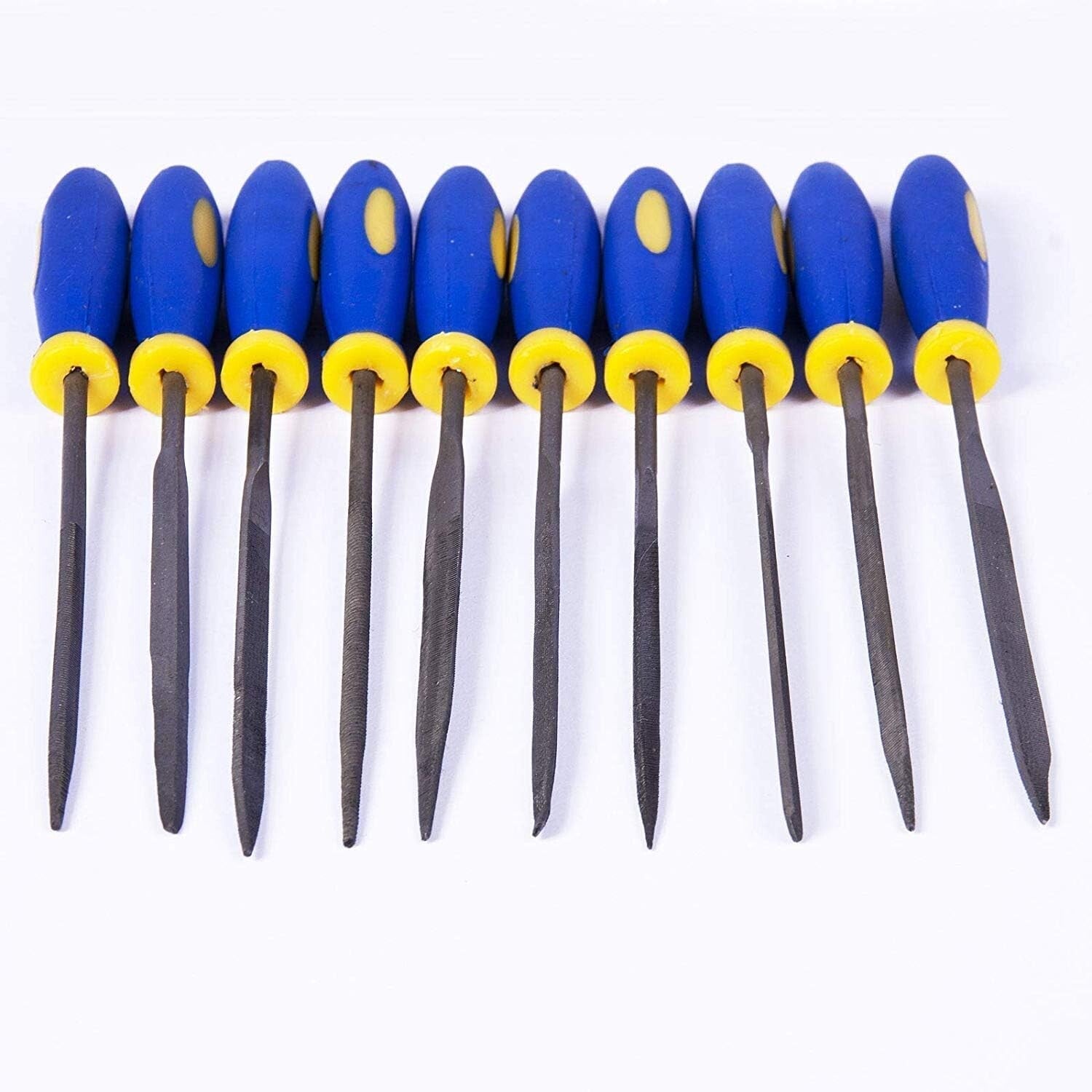 10pc Mini Needle File Set Precision Micro Files Craft Metal Work Jewellery Tools With 6-in-1 Precision Screwdriver