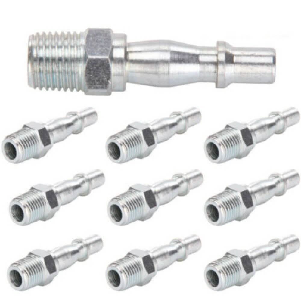 10 Pieces BSP 1/4" MALE PCL Connectors AIR LINE Fittings Couplings Compressor