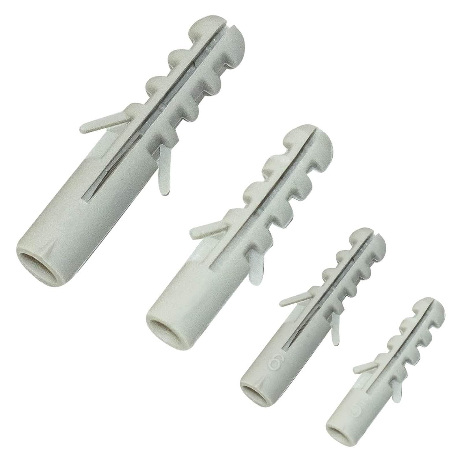 Wall Plug Kit 500pc Assorted Rawl Plugs Screw Fixings Concrete Anchor 5 6 8 10mm