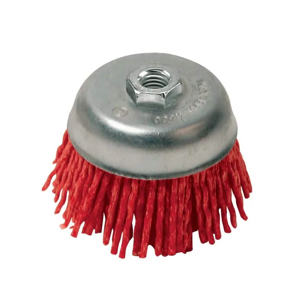 Silverline 100mm Coarse Nylon Filament Abrasive Cup Brush 220410 Silverline