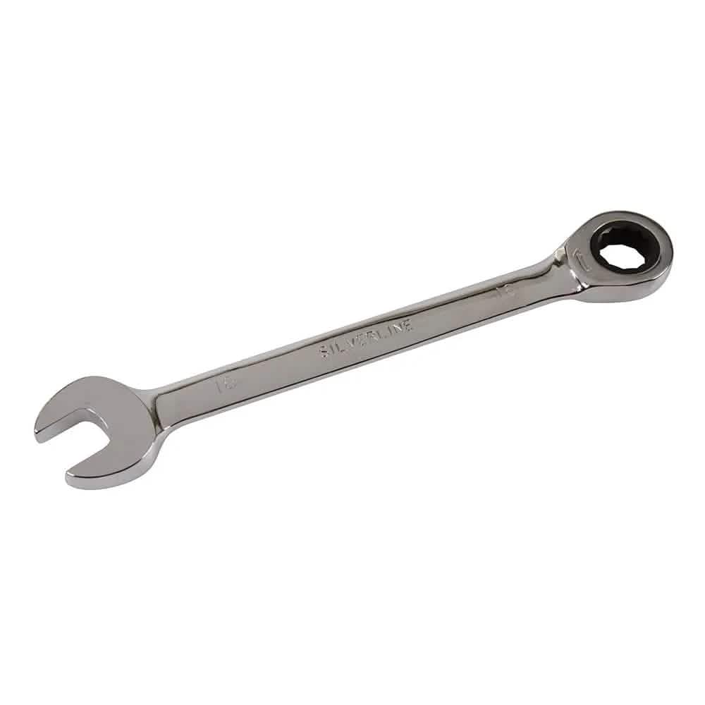 Silverline 16MM FIXED HEAD RATCHET SPANNER 196572