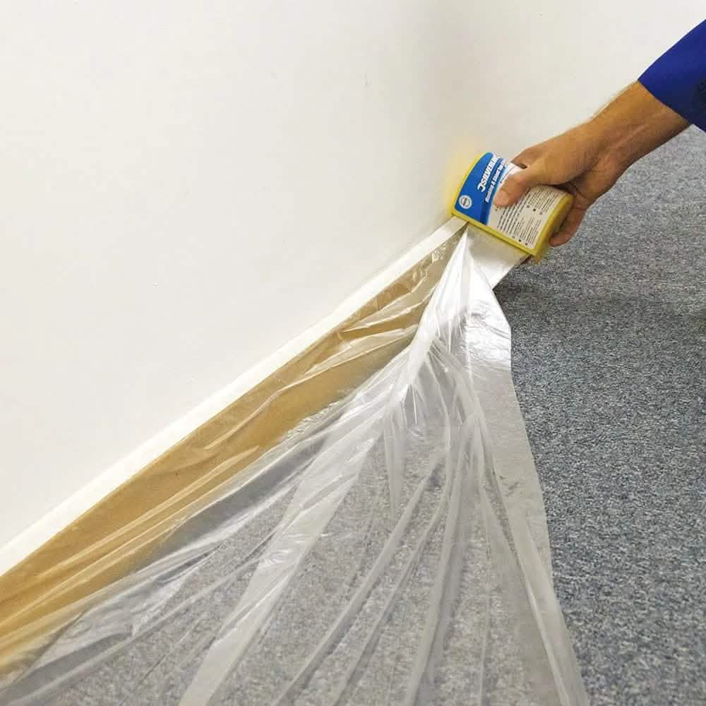 Silverline 550MM X 33M MASKING & SHIELD TAPE & DISPENSER 100284