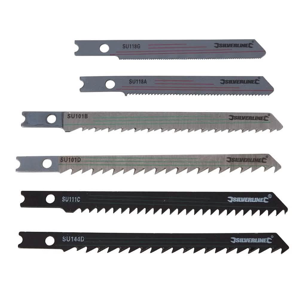 Silverline SILVERLINE 30PC ASSORTED JIGSAW BLADES FOR WOOD & METAL UNIVERSAL FITTING 234292