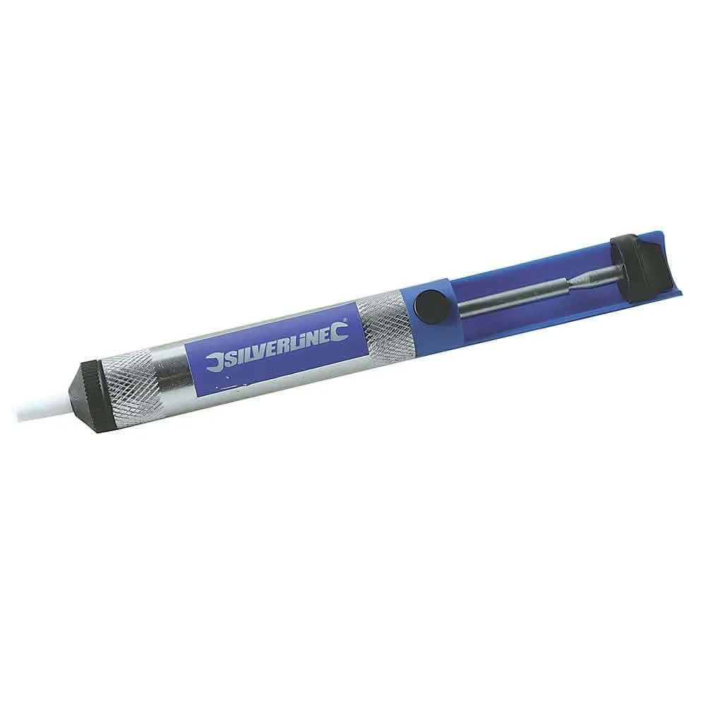 Silverline Silverline 633609 Solder Sucker Tool Desoldering 185mm Metal - Lifetime Warranty