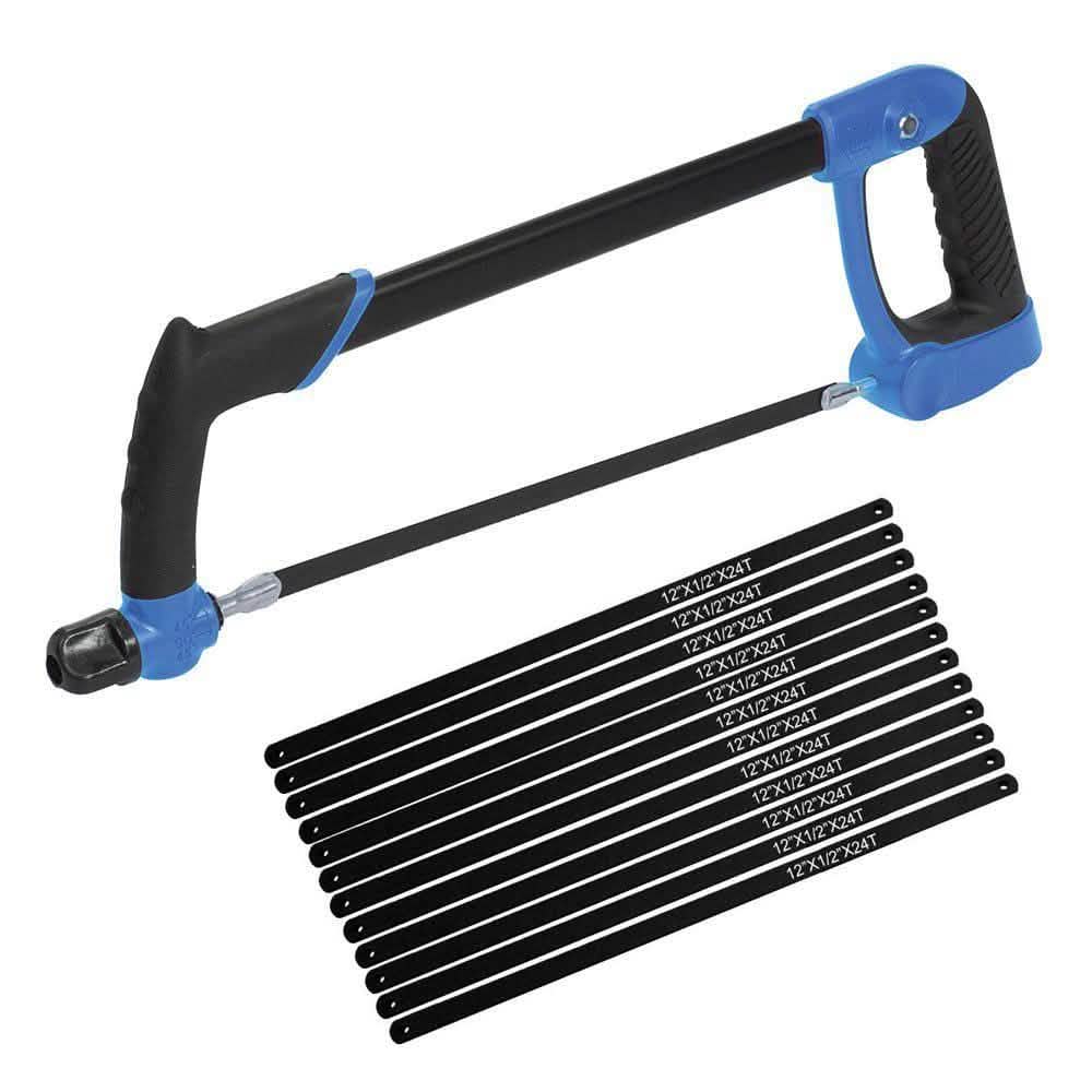 Silverline SILVERLINE HEAVY DUTY 12" 300mm COMPOSITE ALLOY HACKSAW PLUS 14 HACK SAW BLADES