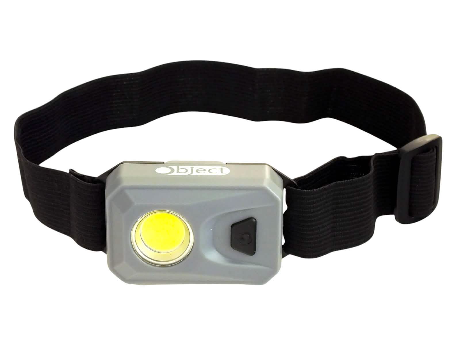 Free 3W COB LED Head Torch Headlamp 200 Lumen Headtorch Batteries Included | Grey
