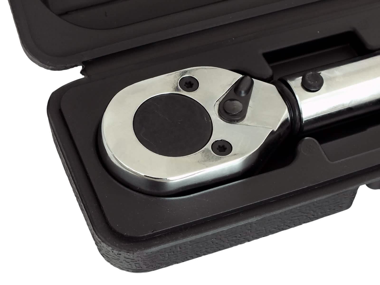 1/2" Dr. Torque Wrench Ratchet Action Micrometer Adjustment 42-210Nm | Calibration Certificate and Case