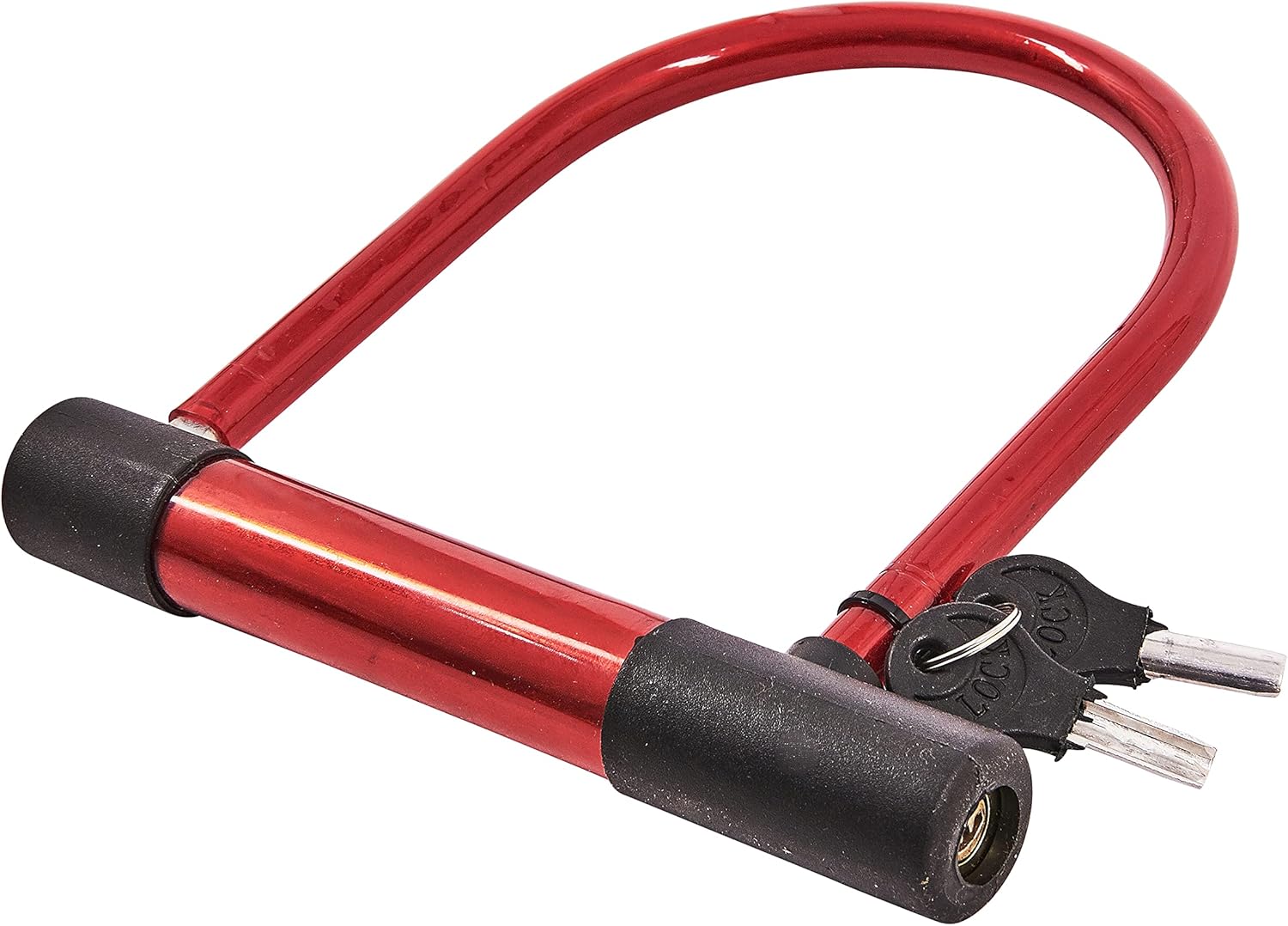 U-Shaped Bike Lock + 2.5m Steel Security Cable Bicycle U-Shape Bracket + 2 Keys