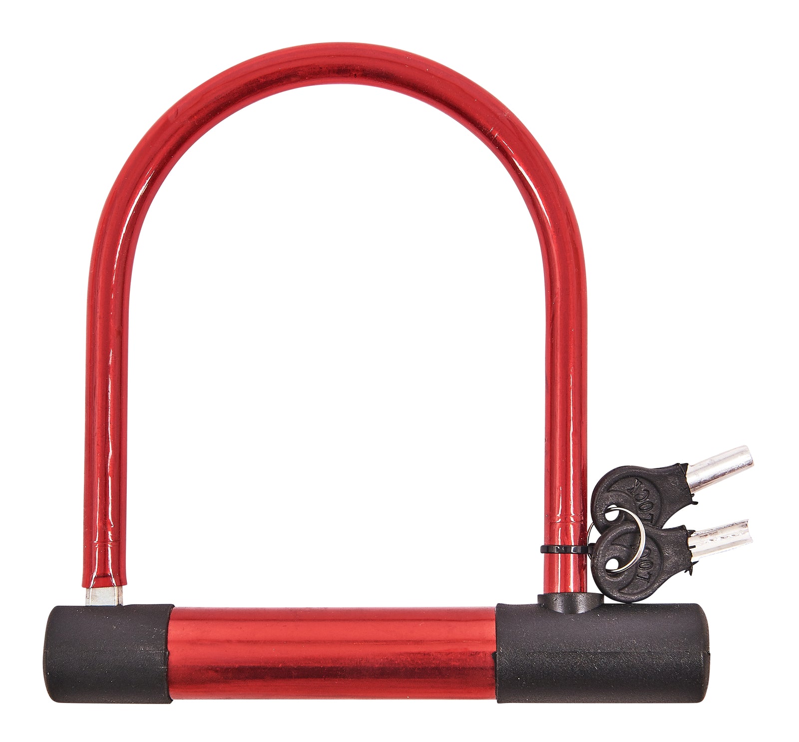 D Lock Bike Cycle Bicycle Motorbike Scooter Security Heavy Duty U Lock + 2 Keys