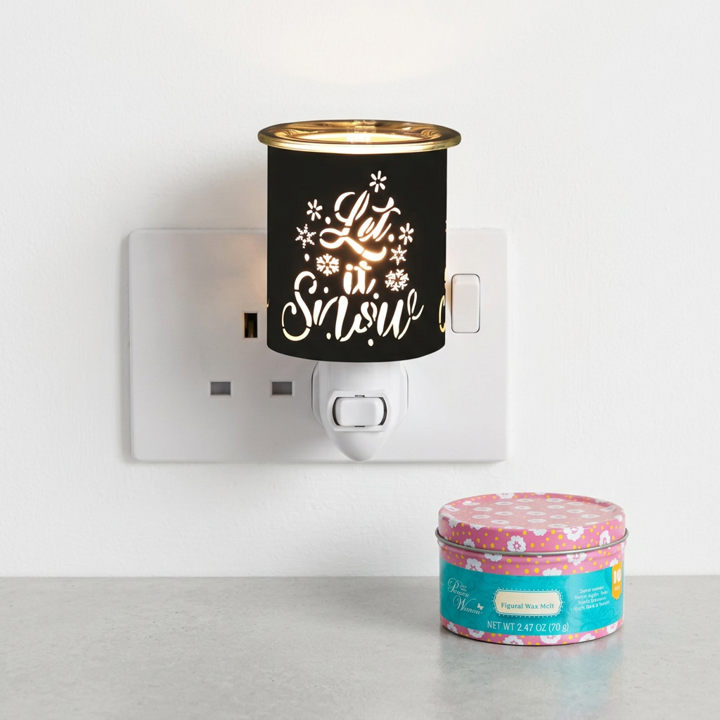 AR2295BK electric wax warmer with wax-melt tin, view 1