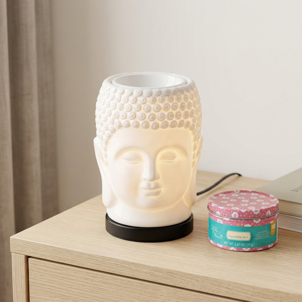 LP47414-TT electric wax warmer with wax-melt tin, view 2