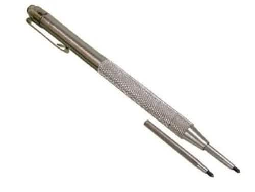 tooltime 6" 150Mm Pen Scriber Scribe Marker For Metal Glass Ceramics & Extra Tungsten Tip